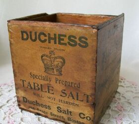 vintage items for home decor, home decor, repurposing upcycling, Duchess crate or box