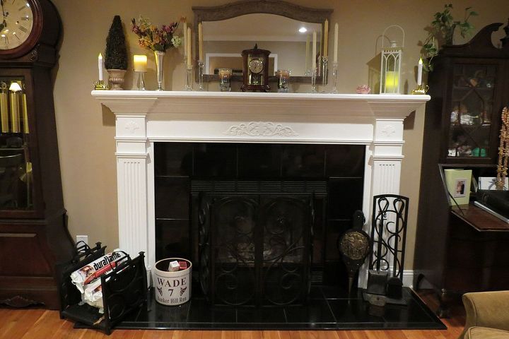 fireplace redo, fireplaces mantels, home decor, This is the after