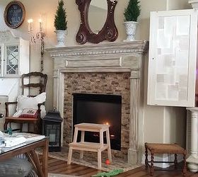 diy planked fireplace wall, diy, fireplaces mantels, home decor, living room ideas, wall decor, Before makeover