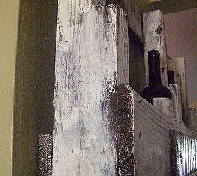 pallet wine bar, painting, pallet, woodworking projects, sideview of pallet