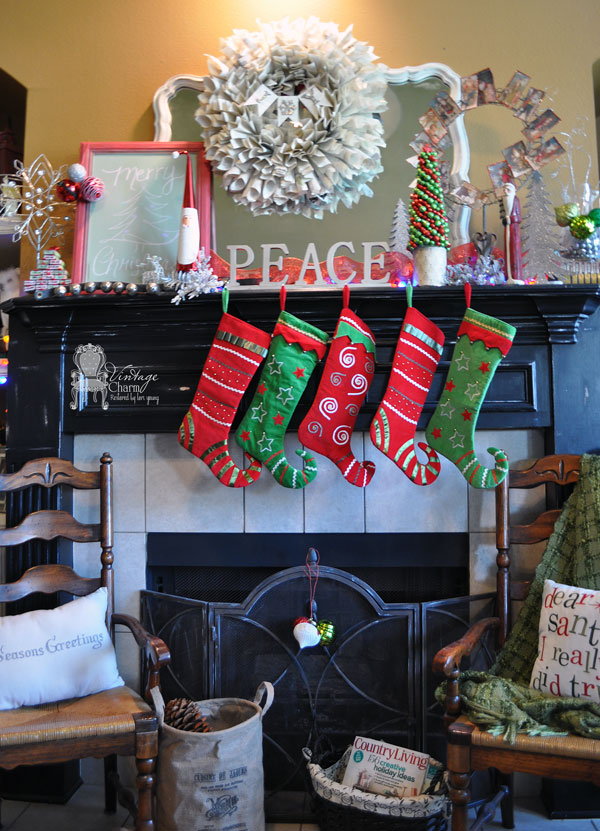 christmas mantel 2012, christmas decorations, crafts, seasonal holiday decor, wreaths