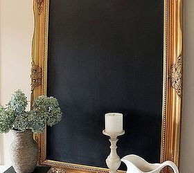 how to transform a mirror into a framed chalkboard, chalkboard paint, crafts, home decor