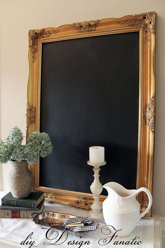 how to transform a mirror into a framed chalkboard, chalkboard paint, crafts, home decor