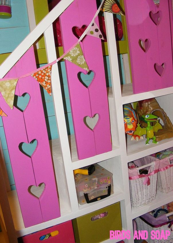 sweet pea garden bed, diy, painted furniture, shelving ideas, woodworking projects, Not only are these stairs adorable but they double as storage