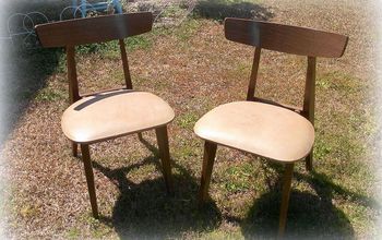 Mid Century Mod Chairs Makeover