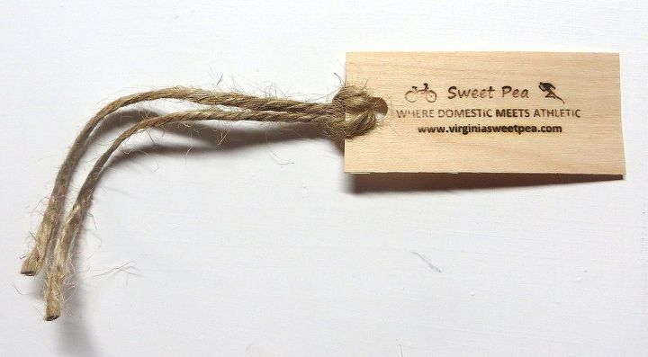 diy tags using a woodworker s branding iron, crafts, woodworking projects, Tag with twine