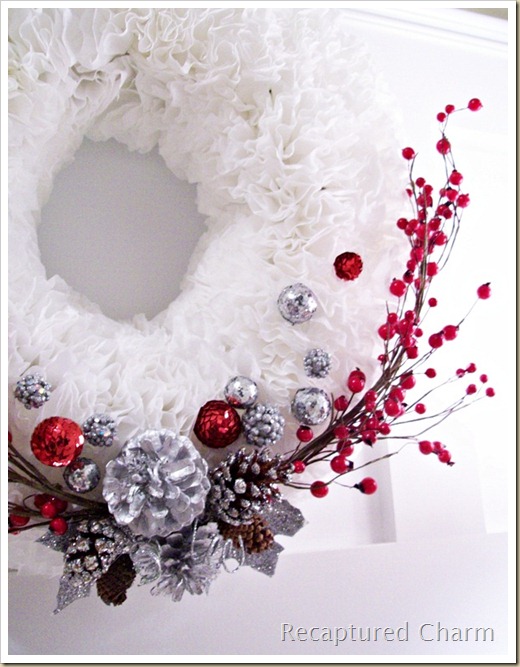 coffee filter christmas wreath, crafts, seasonal holiday decor, wreaths, Takes a couple of hours