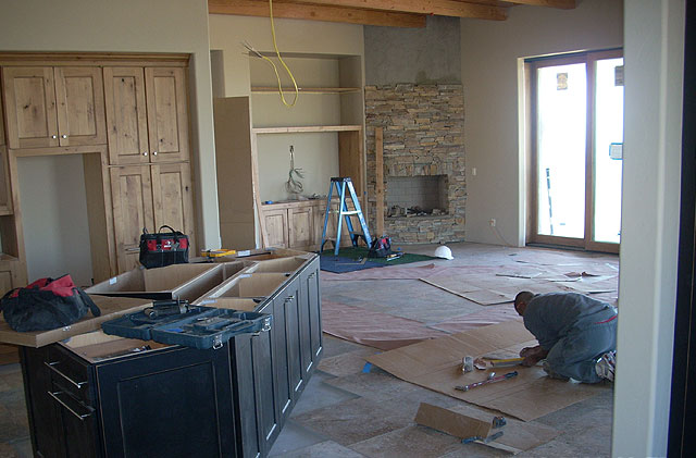 homesite 110 ranch house desert sonoran elevation, A behind the scenes look at one of our luxury custom living rooms