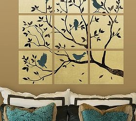6 cool ways to use vintage wall decals, home decor, wall decor, This wall decal is great creating the illusion of a window when none exist Perfect for small bedrooms