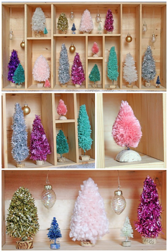 diy bottle brush trees, cleaning tips, crafts