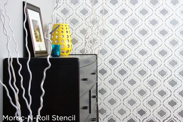 spice up your space with smokin stencil ideas, home decor, painting