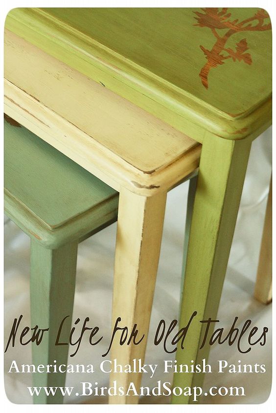 nesting project, painted furniture
