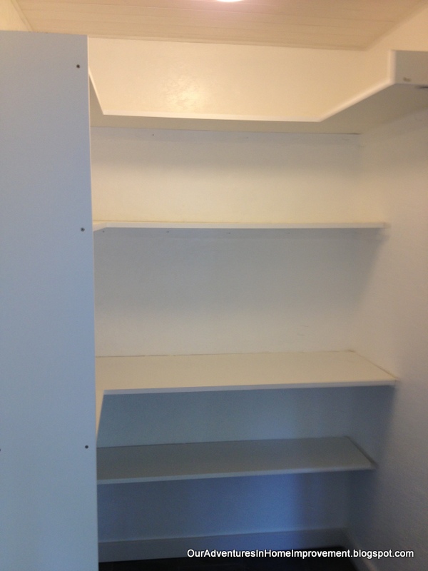 mudroom remodel from pass through to fab, diy, home improvement, laundry rooms, Lots of pantry shelves