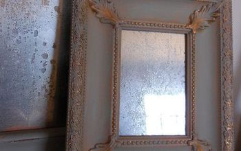 How to Make Faux-Faux Antique Mirrors!