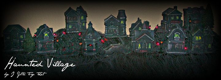 haunted village, seasonal holiday decor, Haunted Village