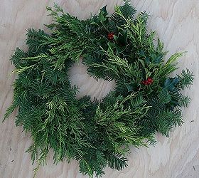 make your own christmas wreath with giveaway of a stylish p allen smith wreath, christmas decorations, crafts, seasonal holiday decor, wreaths