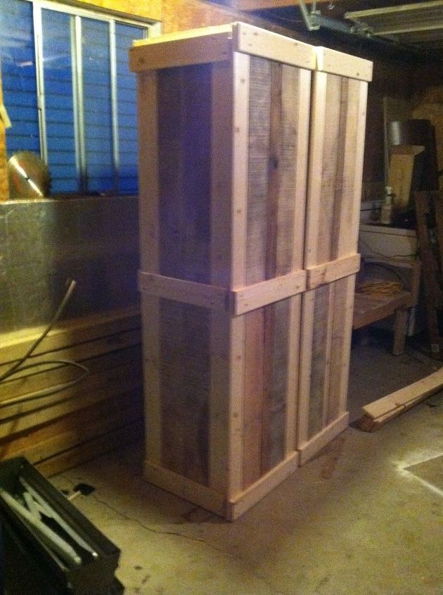 scrap book cabinet made pallets and other wood, diy, pallet, repurposing upcycling, woodworking projects