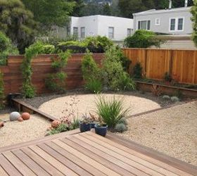 tendencias en patios para 2013, Cree la sensaci n de zonas divididas utilizando varias opciones de suelo en el mismo espacio