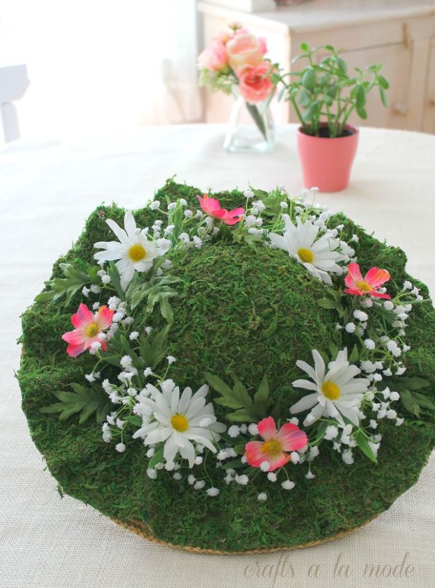 how to make a moss hat, crafts