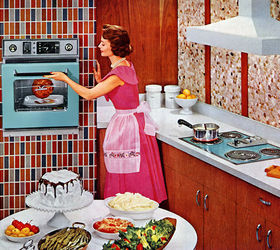 a new kitchen inspired by an ad from 1959, home decor, kitchen design, The inspiration ad