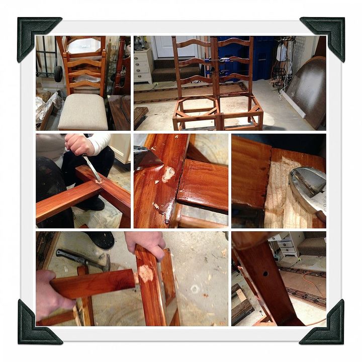 diy chair bench, painted furniture, repurposing upcycling, woodworking projects, Putting the DIY Bench Together