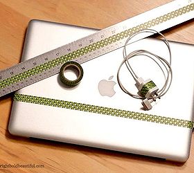 3 diy organizing solutions for your home, organizing, storage ideas, For your chargers claim them with washi tape Are you constantly searching for your phone chargers Claim your own with washi tape Make sure everyone in the family claims their cord with a different design Ahh the cord chaos is resolved