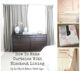 how to make blackout curtains 8 step tutorial, crafts, reupholster, window treatments