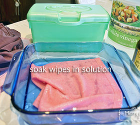 homemade reusable disinfecting wipes all natural, cleaning tips