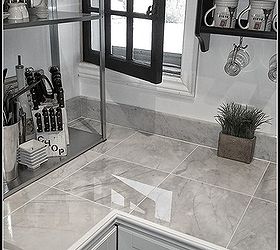 diy marble window shelf, home decor, kitchen backsplash, kitchen design, shelving ideas, tiling, windows