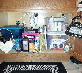 organizing bathroom cabinet from things you already have, bathroom ideas, kitchen cabinets, organizing, Before