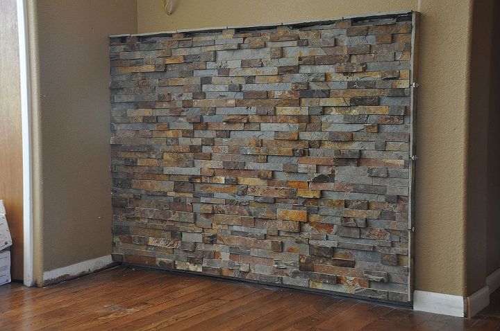 new wood stove location, concrete masonry, diy, home decor, woodworking projects, New wall with high thermal mass