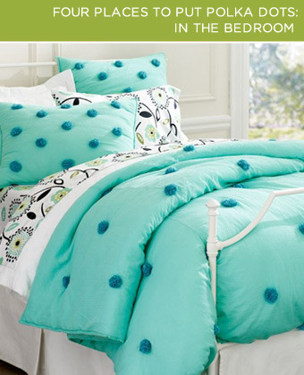 four places to put polka dots, home decor, In the bedroom If your bedroom has drifted from delightful to drab make a few changes and throw a new spotted duvet on your bed We recommend polka dots for the ultimate night s sleep