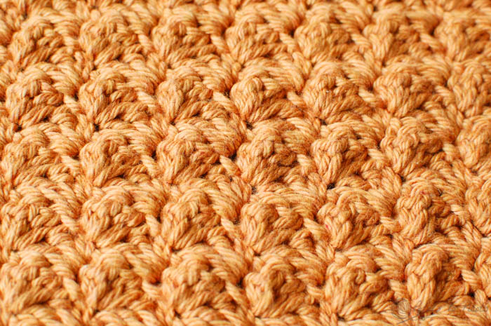 textured crochet dishcloth, crafts