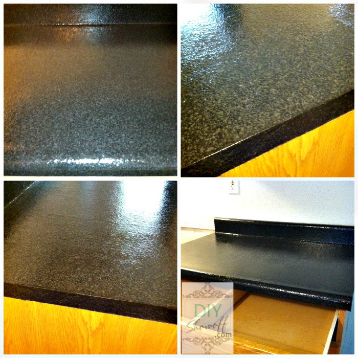 rustoleum countertop transformations review, countertops, After beautiful durable new look to get a few more years out of this countertop Not much work and I m pleased with the result