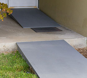 wheelchair accessible ramps diy for the home, curb appeal, decks, diy, painting, woodworking projects