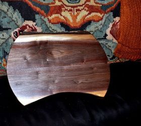 walnut and leather lap desk, crafts, Native edge local walnut