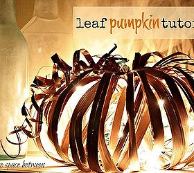 looking for an inexpensive and unique pumpkin craft for fall, crafts, seasonal holiday decor