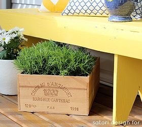 add some cottage charm to your front porch this spring, home decor, outdoor furniture, outdoor living, painted furniture, porches