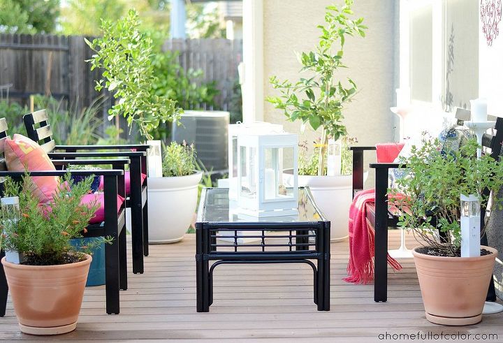 deck makeover progress, decks, outdoor furniture, outdoor living, Deck After