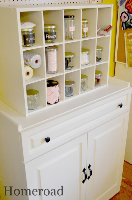repurposing a garage sale cabinet, kitchen cabinets, repurposing upcycling, shelving ideas, storage ideas, Replaced the hardware and painted an inexpensive shoe organizer to match