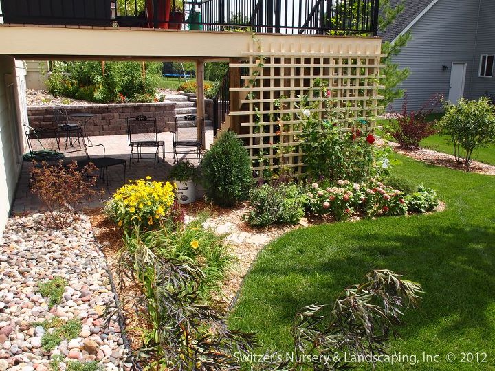 outdoor bonus room take full advantage of all the space in your yard and, decks, gardening, landscape, outdoor living, patio, The custom made trellis and the planting bed further create the feeling of an outdoor garden room under the deck