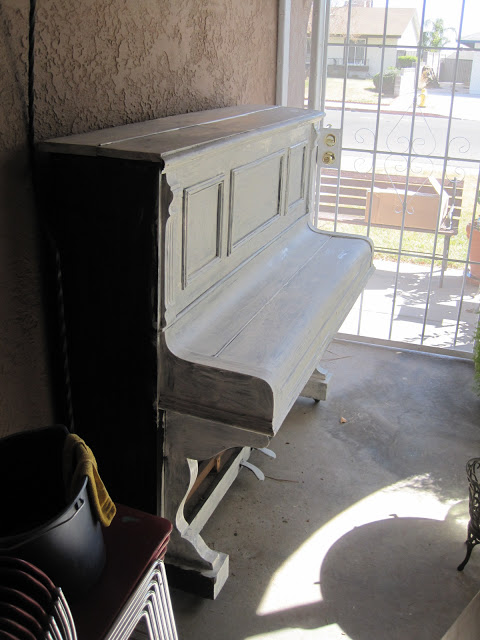 a labour of love, painted furniture, repurposing upcycling, During the process of undercoat with kilz primer