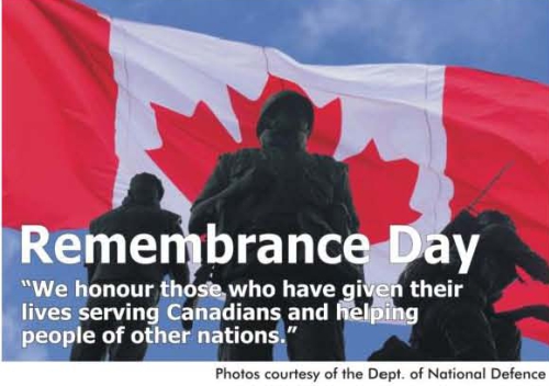 remembrance day, Remembrance Day in Canada