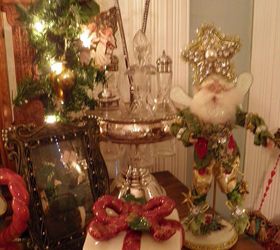 i love decorating our 1895 queen anne victorian for christmas with 12 trees, christmas decorations, seasonal holiday decor, wreaths, One of my Mark Roberts fairies I just love them
