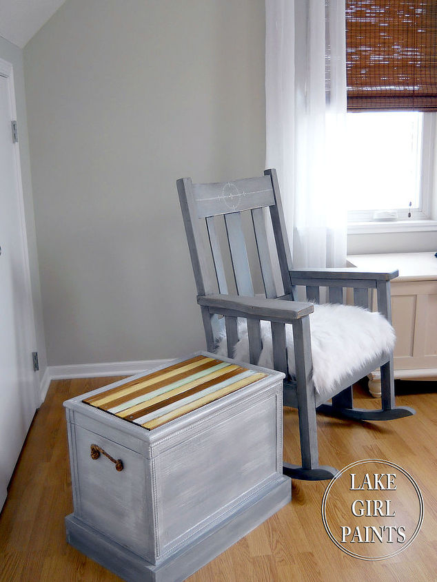toy box makeover now side table storage, painted furniture, repurposing upcycling