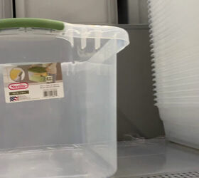 Quick and Easy Plastic Storage Container Makeover