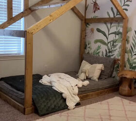How to Make a DIY House Bed Frame Inspired by Montessori