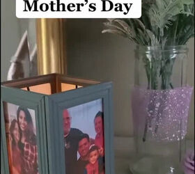 How to Make Cute DIY Photo Frame Lanterns For Mother's Day