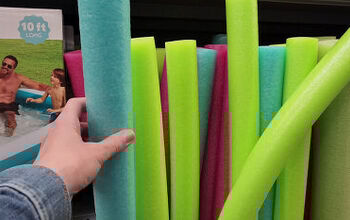 Porch Decor: How to Make a Pool Noodle Topiary Wreath Planter