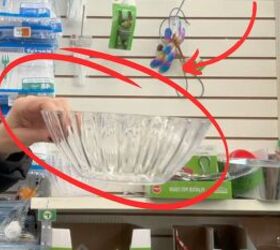 She uses dollar store plastic bowls for this brilliant kitchen upgrade